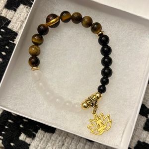 Handmade Meditation Bracelet - Crystal Beads